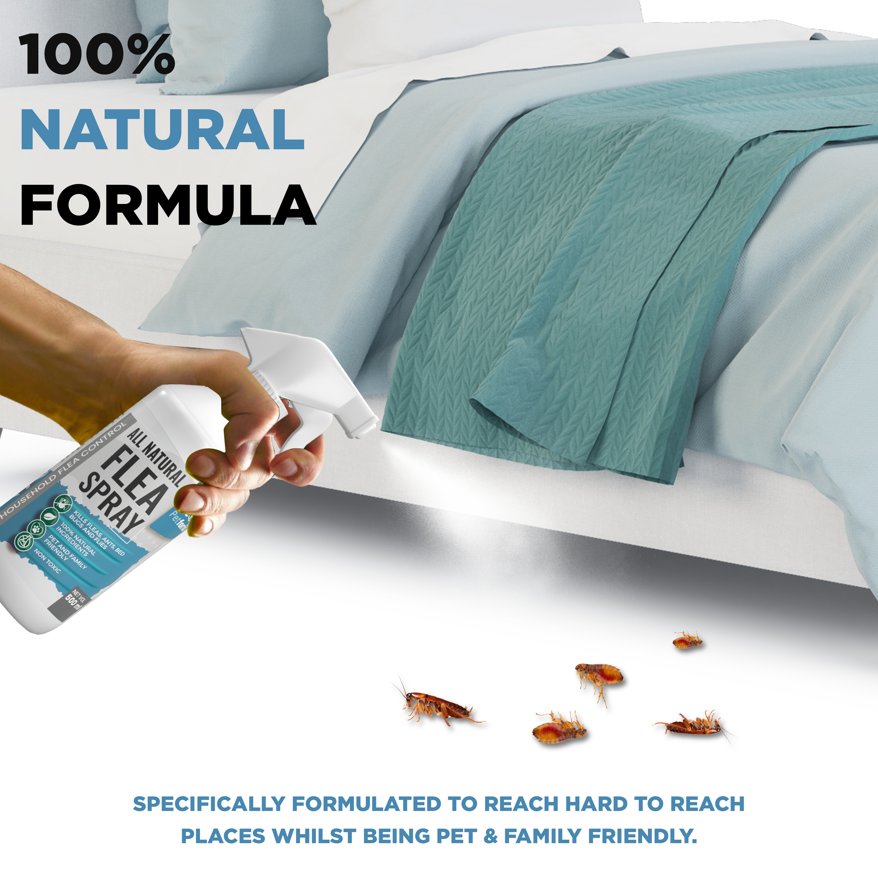 Petforia All Natural Flea Spray